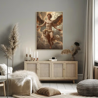 Vintage Coastal City Art Deco Style Poster