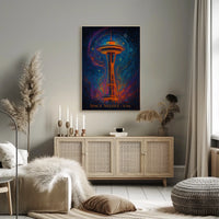 Space Needle USA Poster
