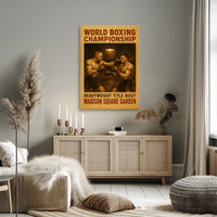World Boxing Championship Poster