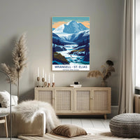 Wrangell–St. Elias Dawn Landscape National Park Poster