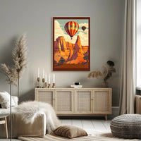 Scenic Balloon Journey Poster