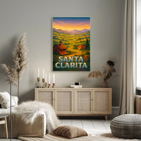 Santa Clarita Scenic Landscape Poster
