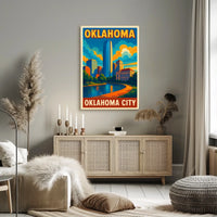 Oklahoma City Skyline Poster