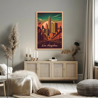 Los Angeles Cityscape Poster