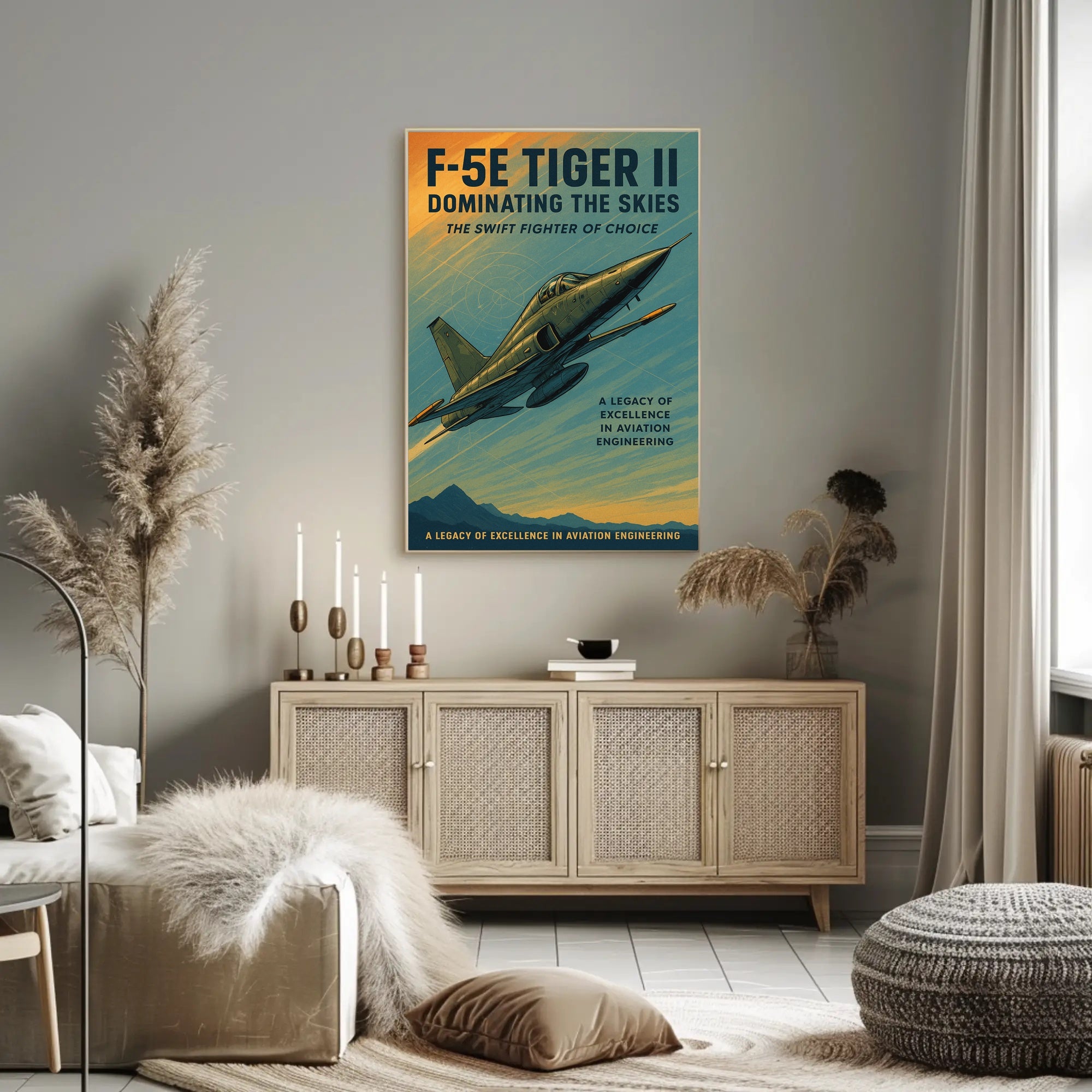 F-5E Tiger II Dominating the Skies Poster PosterGoat