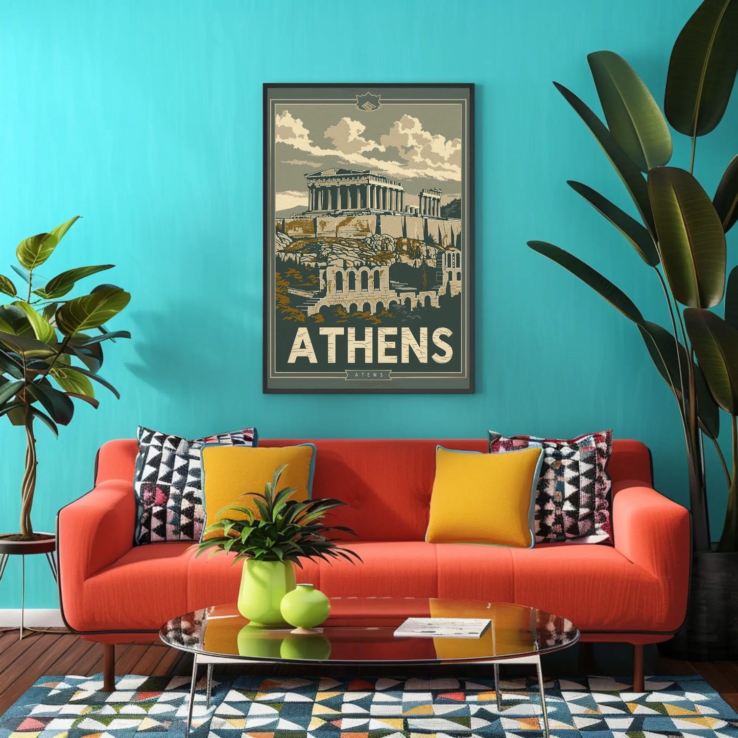Athens Acropolis Poster