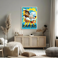 Les Marécottes Scenic Winter Travel Poster PosterGoat