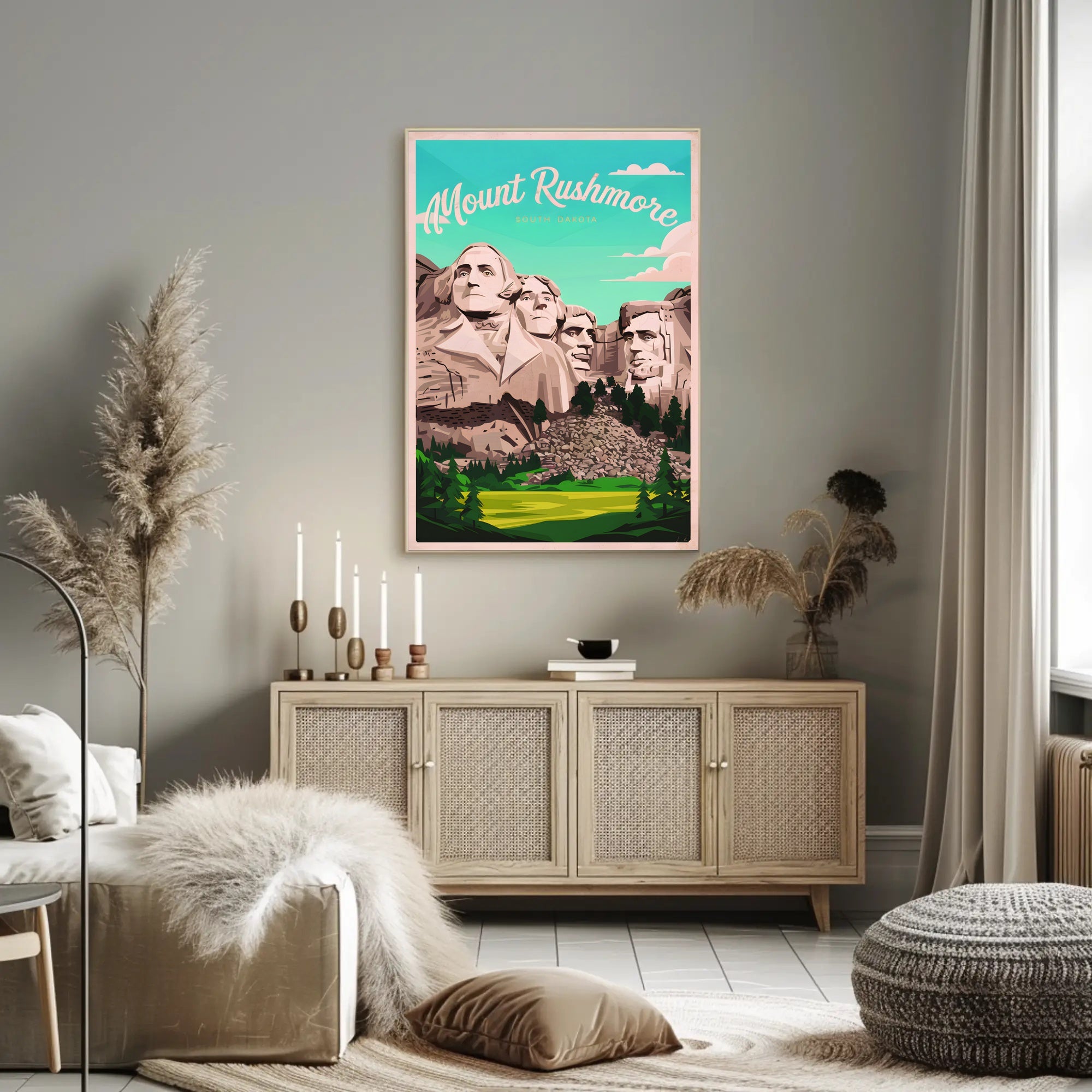 Mount Rushmore Poster