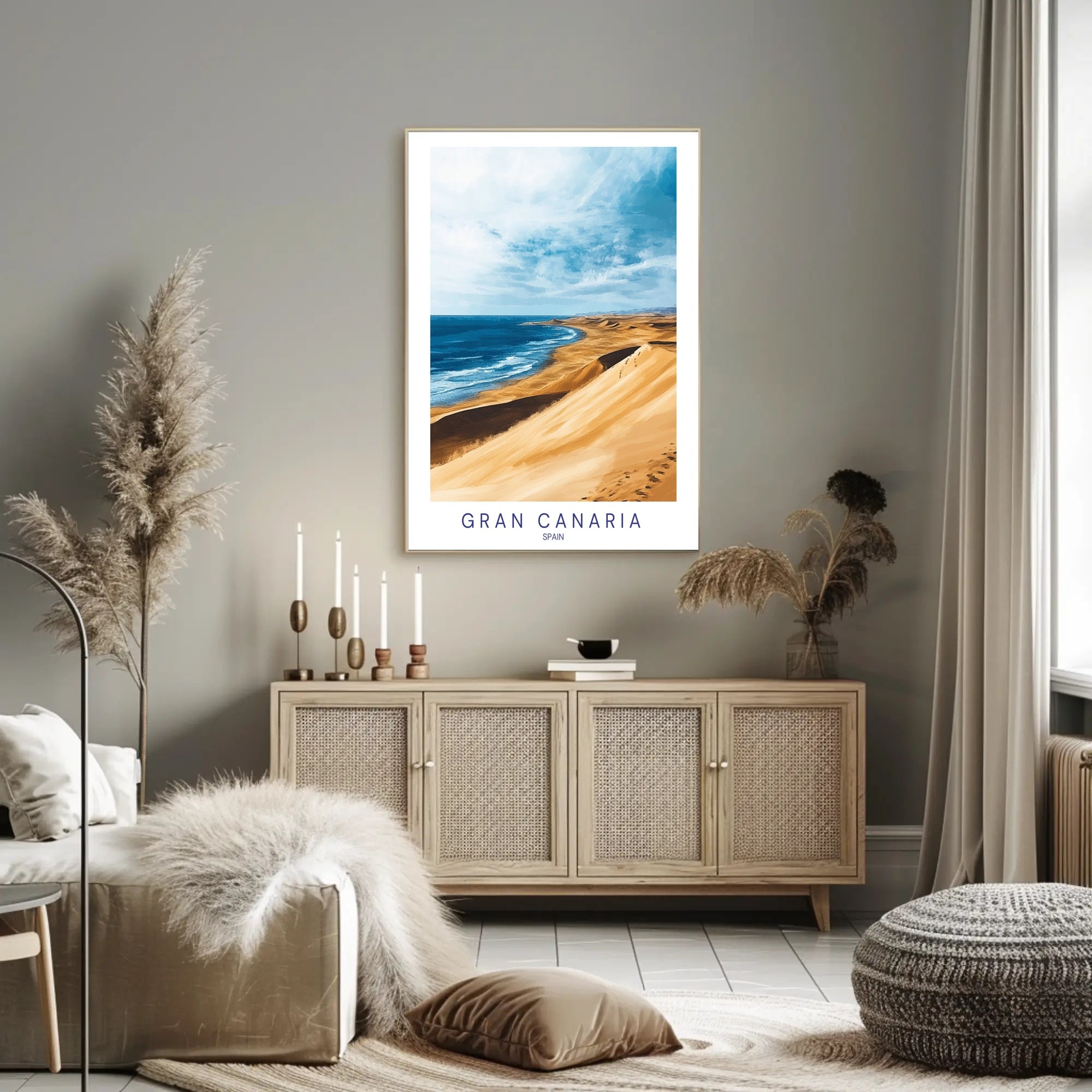 Gran Canaria Scenic View Poster PosterGoat