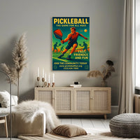 Pickleball The Game for All Ages Poster
