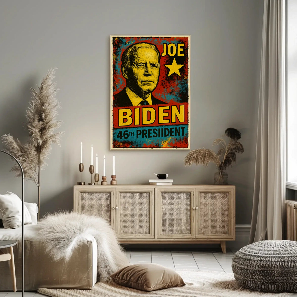 Joe Biden 46th President of the United States Graffiti Pop Art Poster