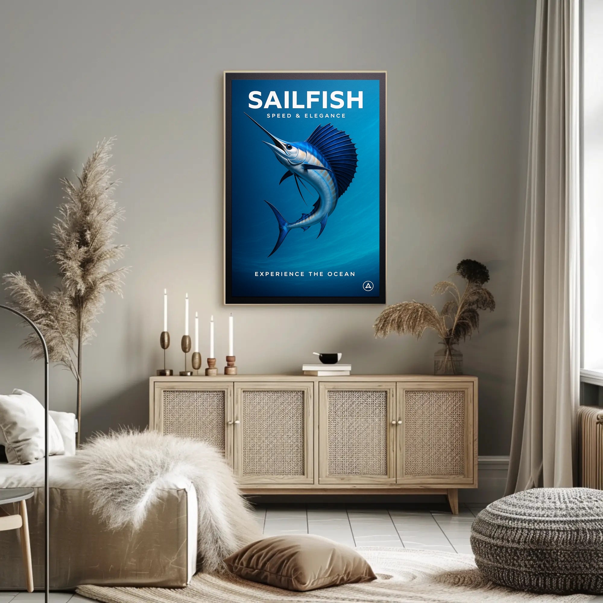 Sailfish Speed & Elegance Poster PosterGoat
