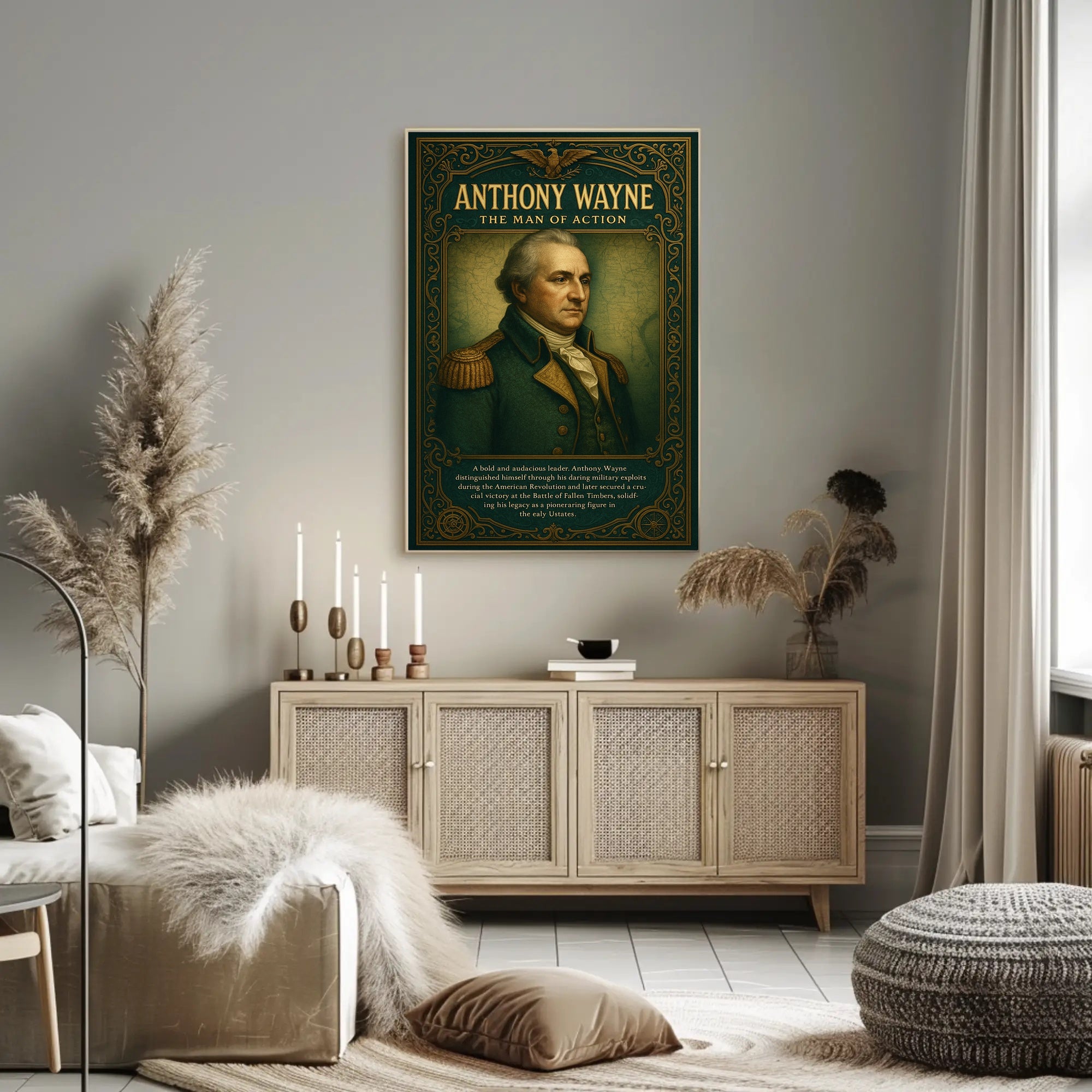 Anthony Wayne Portrait: Historical or Presidential Poster