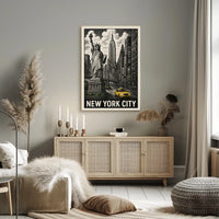Iconic New York City Poster For Urban Decor Enthusiasts