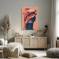 Striking Surreal Female Art Abstract or Artistic Poster PosterGoat