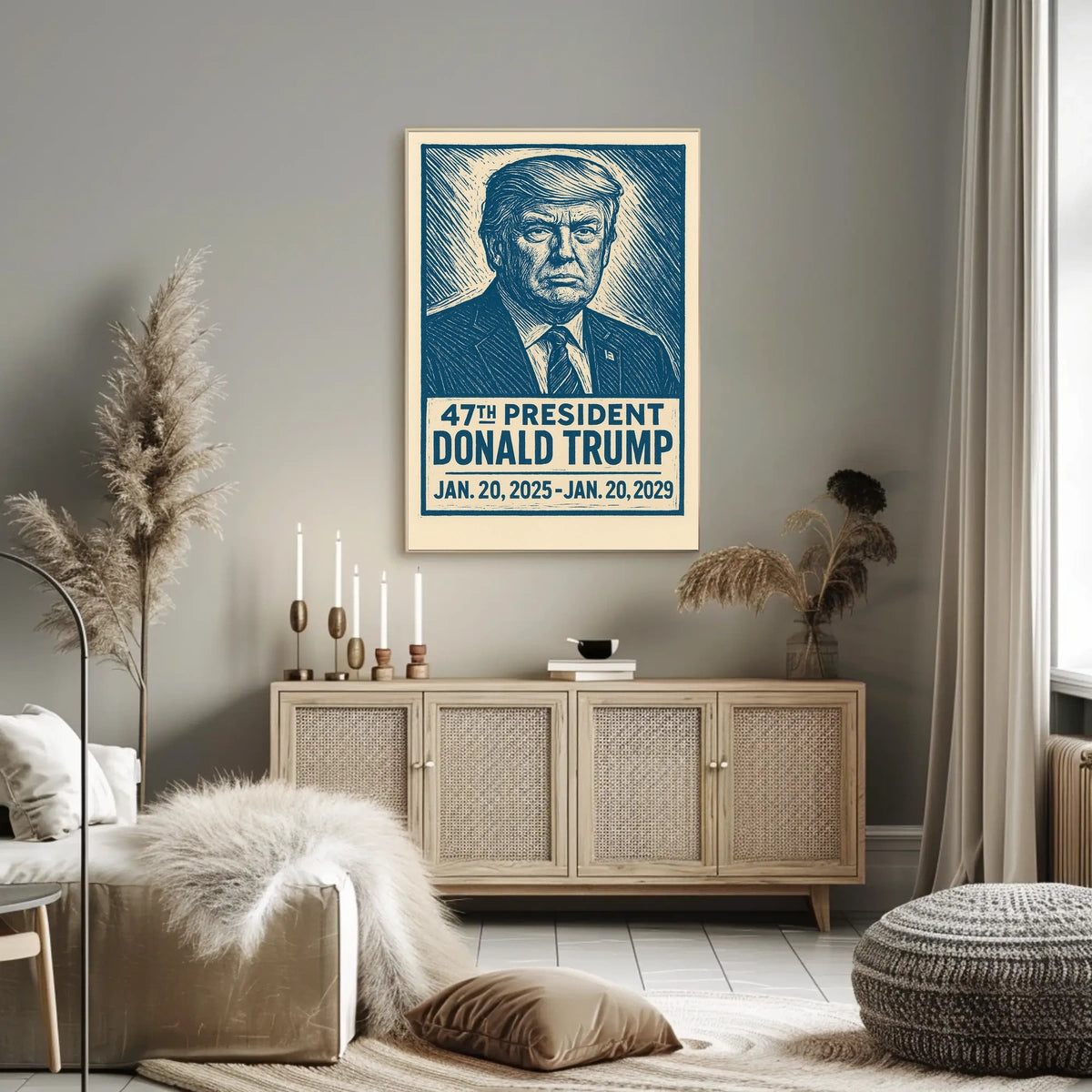 Donald Trump Vision Legacy Patriotic Minimalist Poster