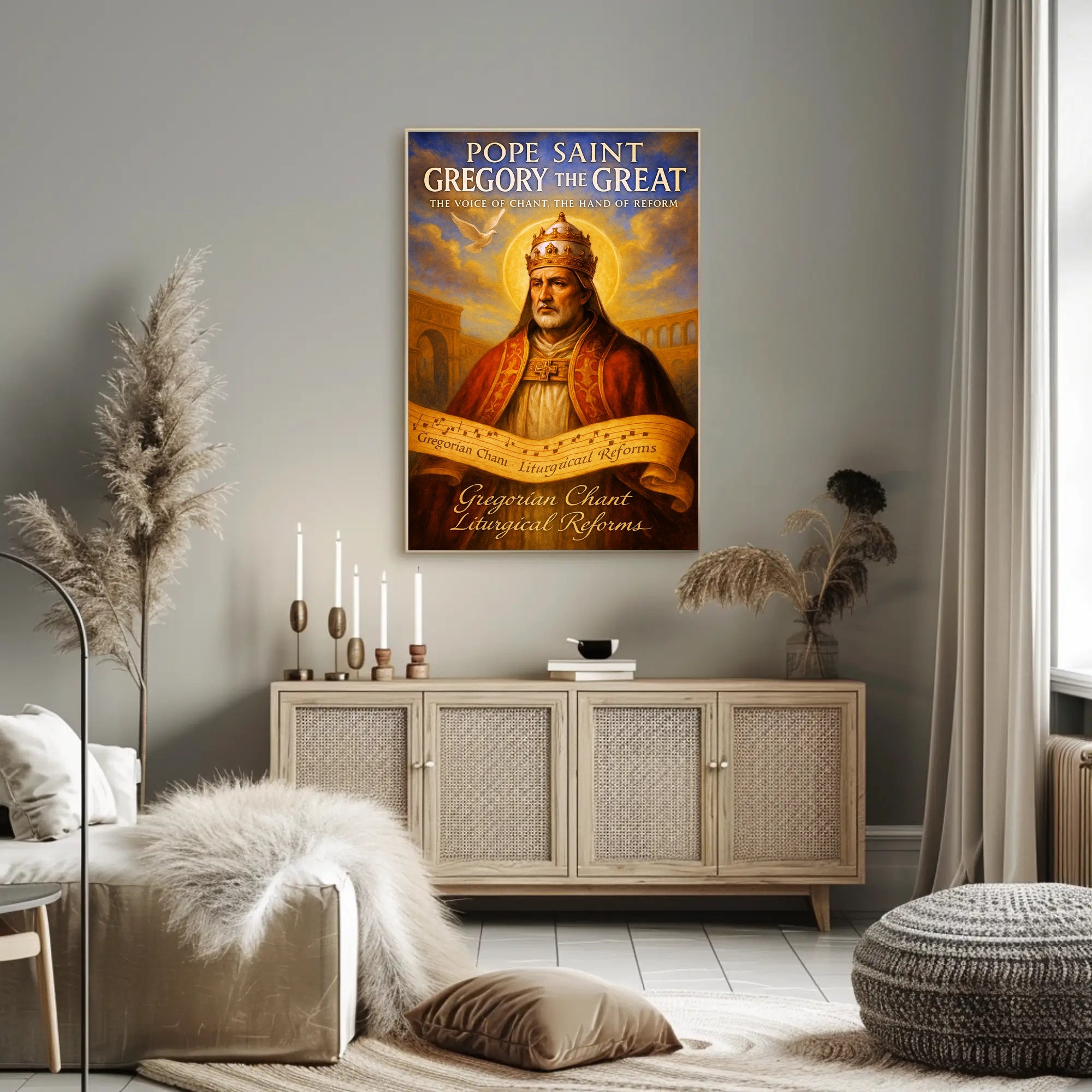 Pope Saint Gregory the Great Poster PosterGoat
