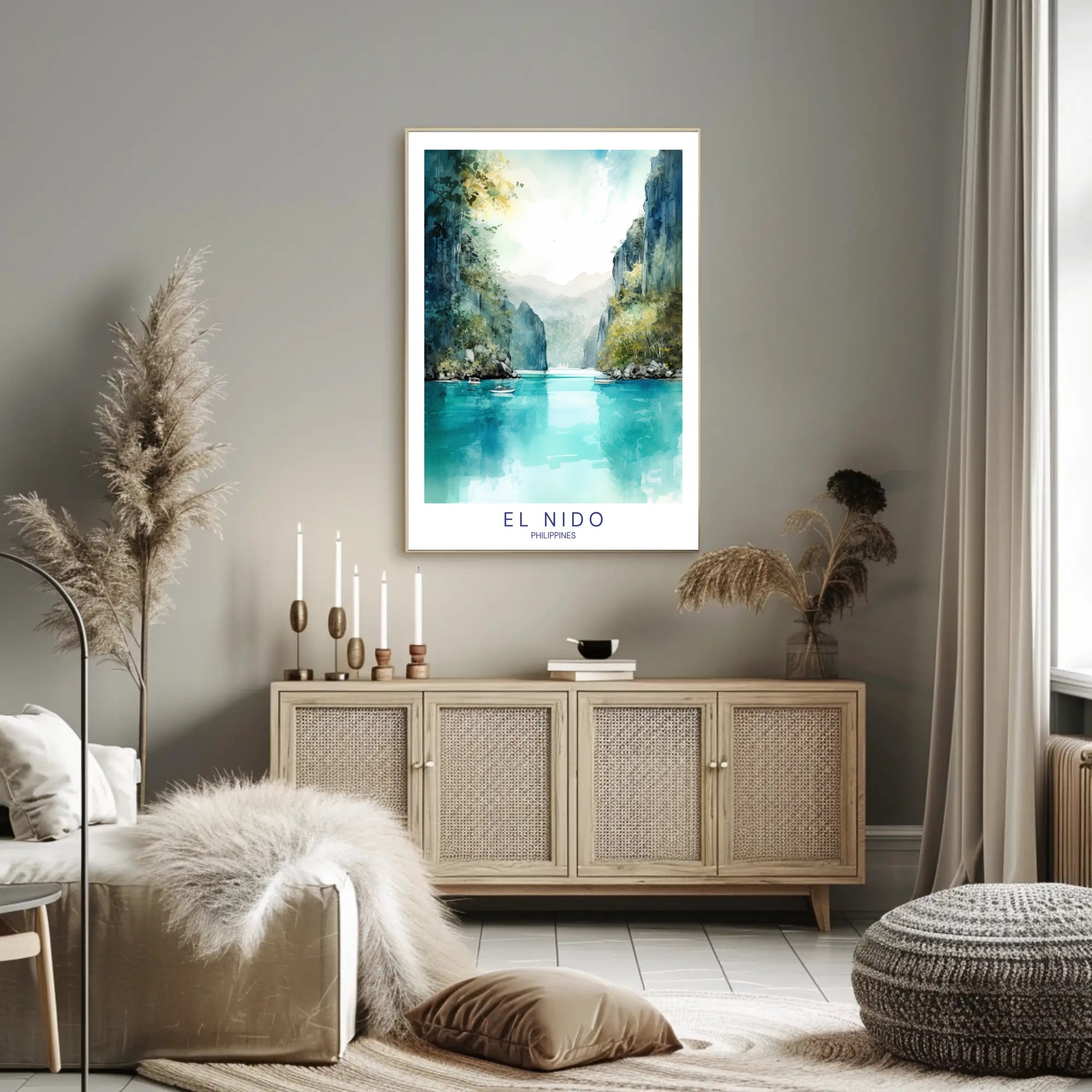 El Nido Tranquility Poster PosterGoat