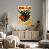 Reindeer Racing Adventure Poster