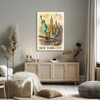New York City A Watercolor Tribute