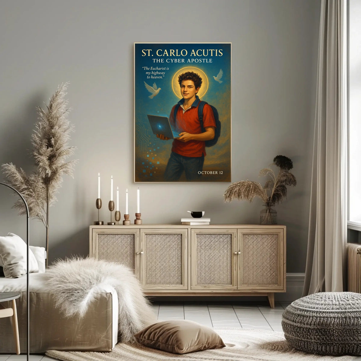 St. Carlo Acutis The Cyber Apostle Poster