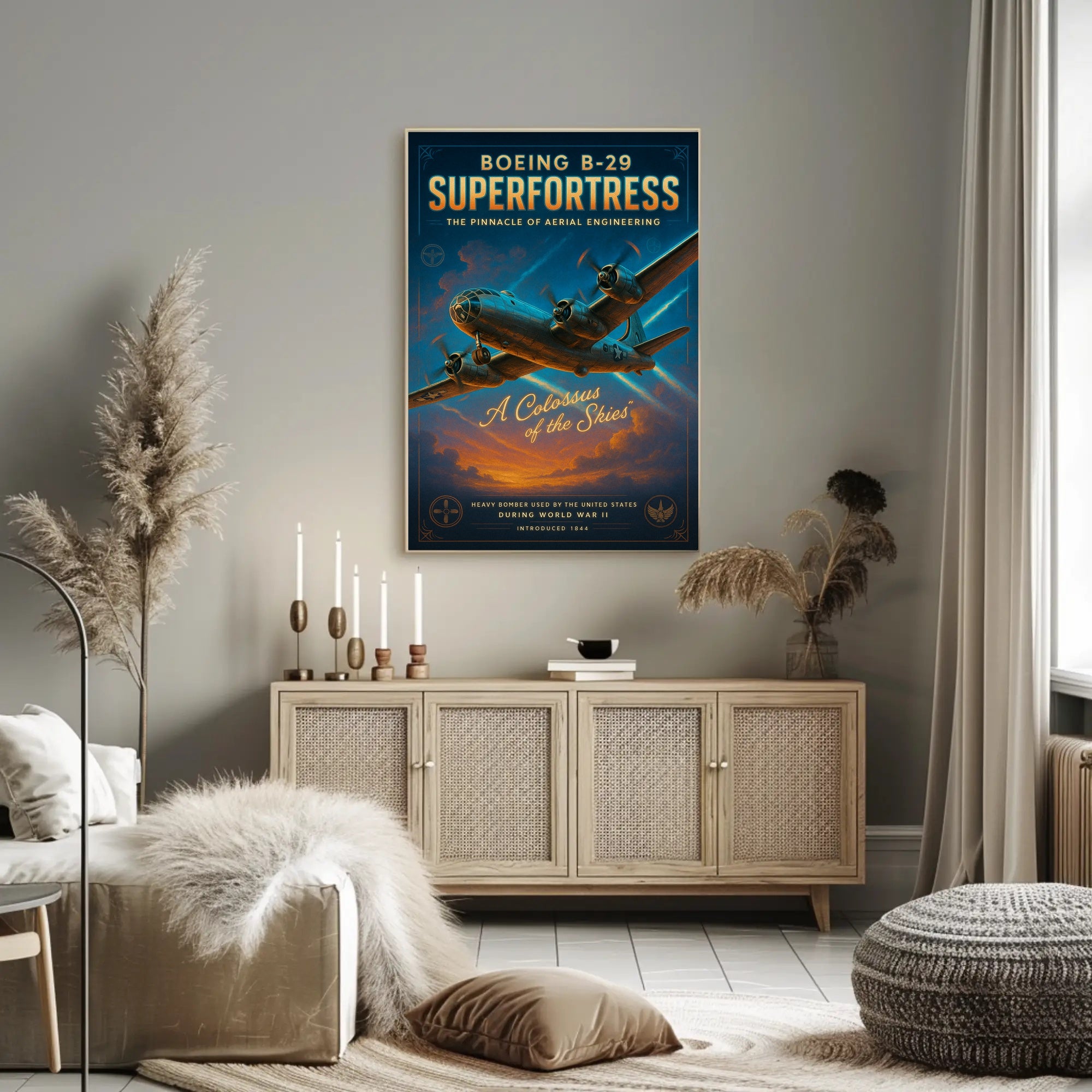 Boeing B-29 Superfortress Poster