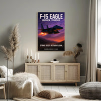 F-15 Eagle Mudhen, Starship Poster PosterGoat