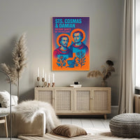 Sts. Cosmas Damian Patron Saints of Physicians Poster