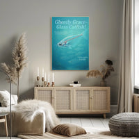 Ghostly Grace Glass Catfish Poster