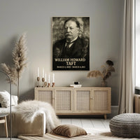 William Howard Taft 27th President of the United States Double Exposure Poster