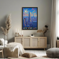 New York City Skyline Poster