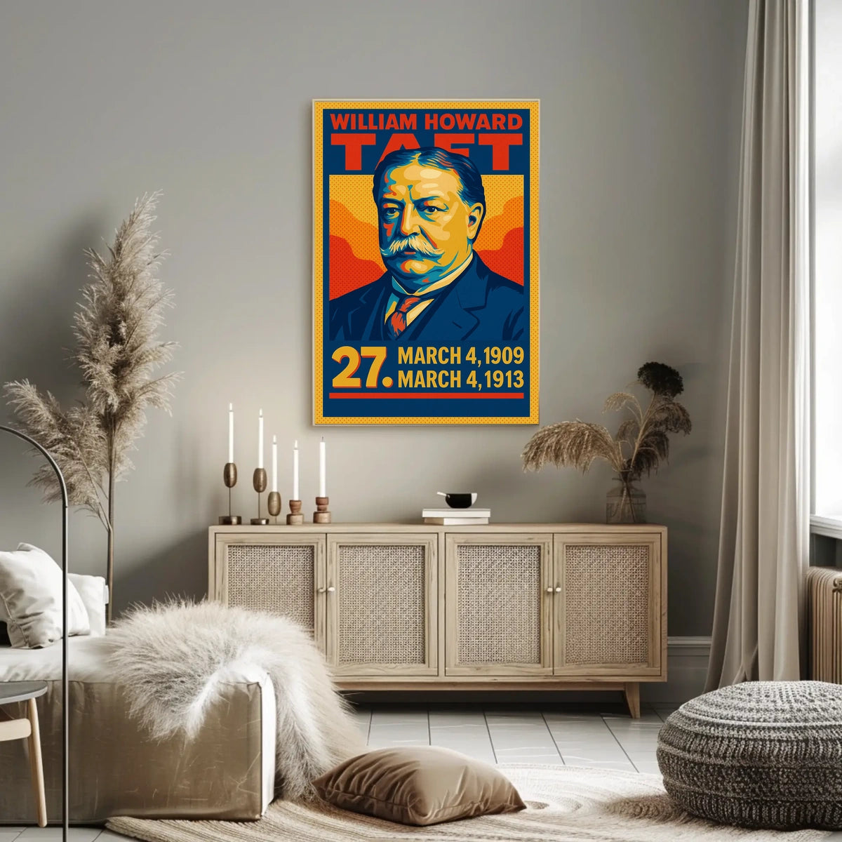 William Howard Taft 27Th President Poster