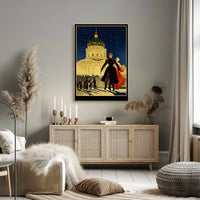 Enigmatic Night at the Grand Dome Poster