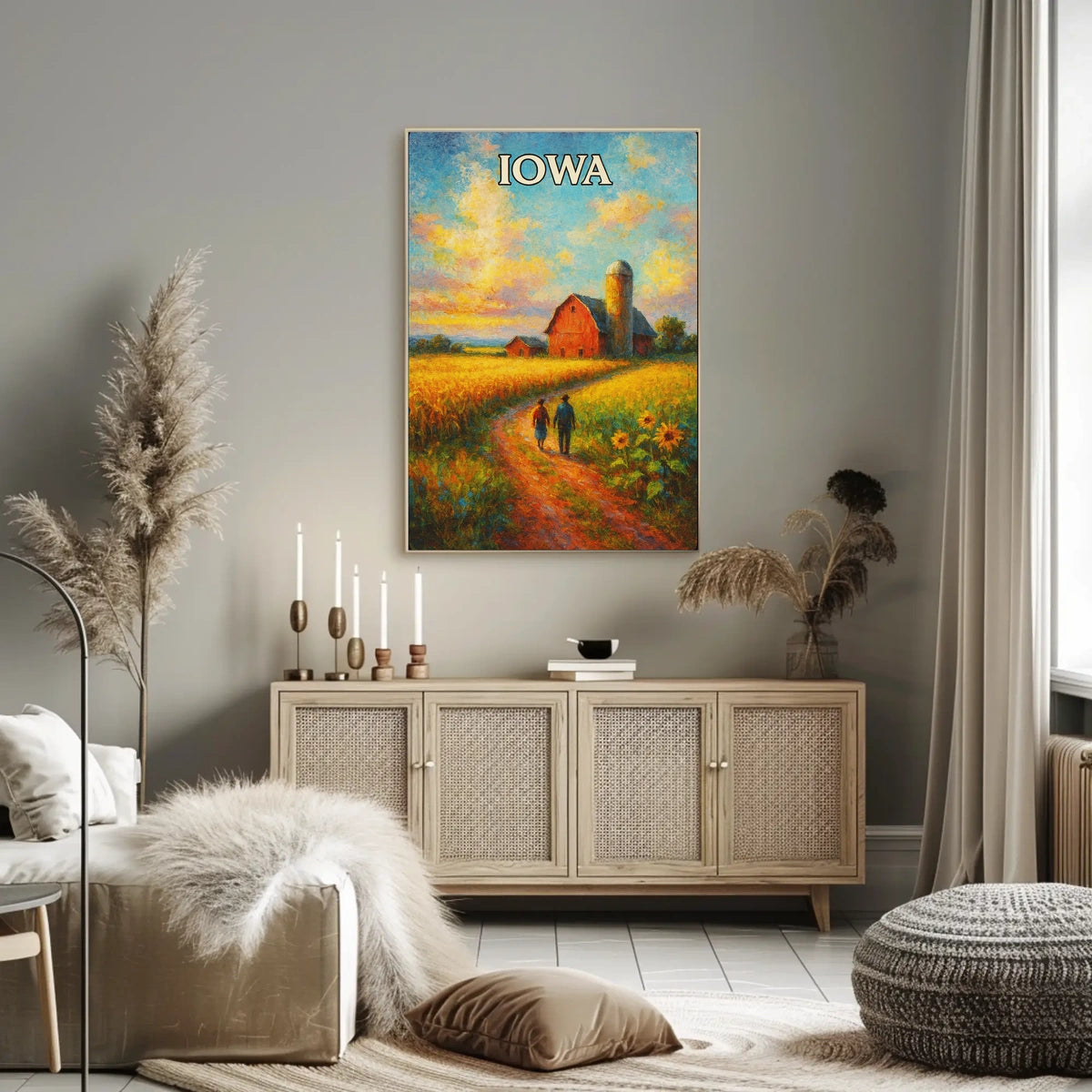 Iowa Countryside Poster