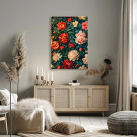 Lush Floral Elegance Art Print - Abstract or Artistic Poster