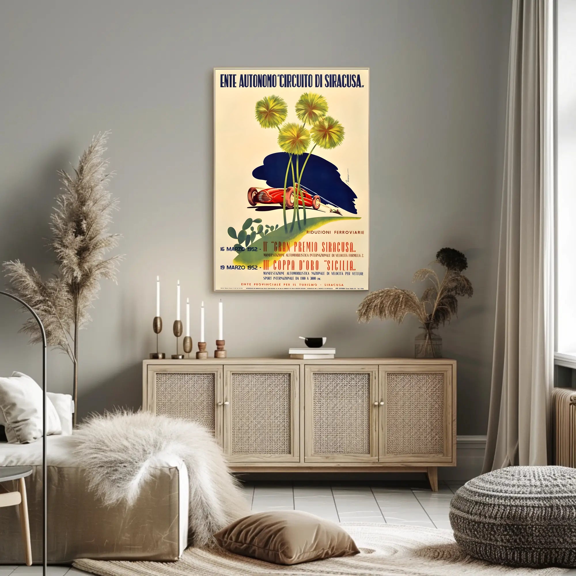 Gran Premio Siracusa 1952 Poster