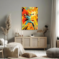 Dynamic Heroic Charge Poster