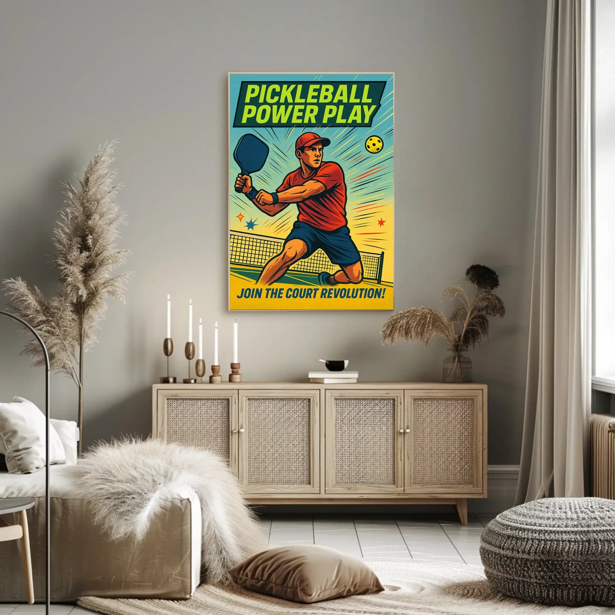 Pickleball Power Play Poster