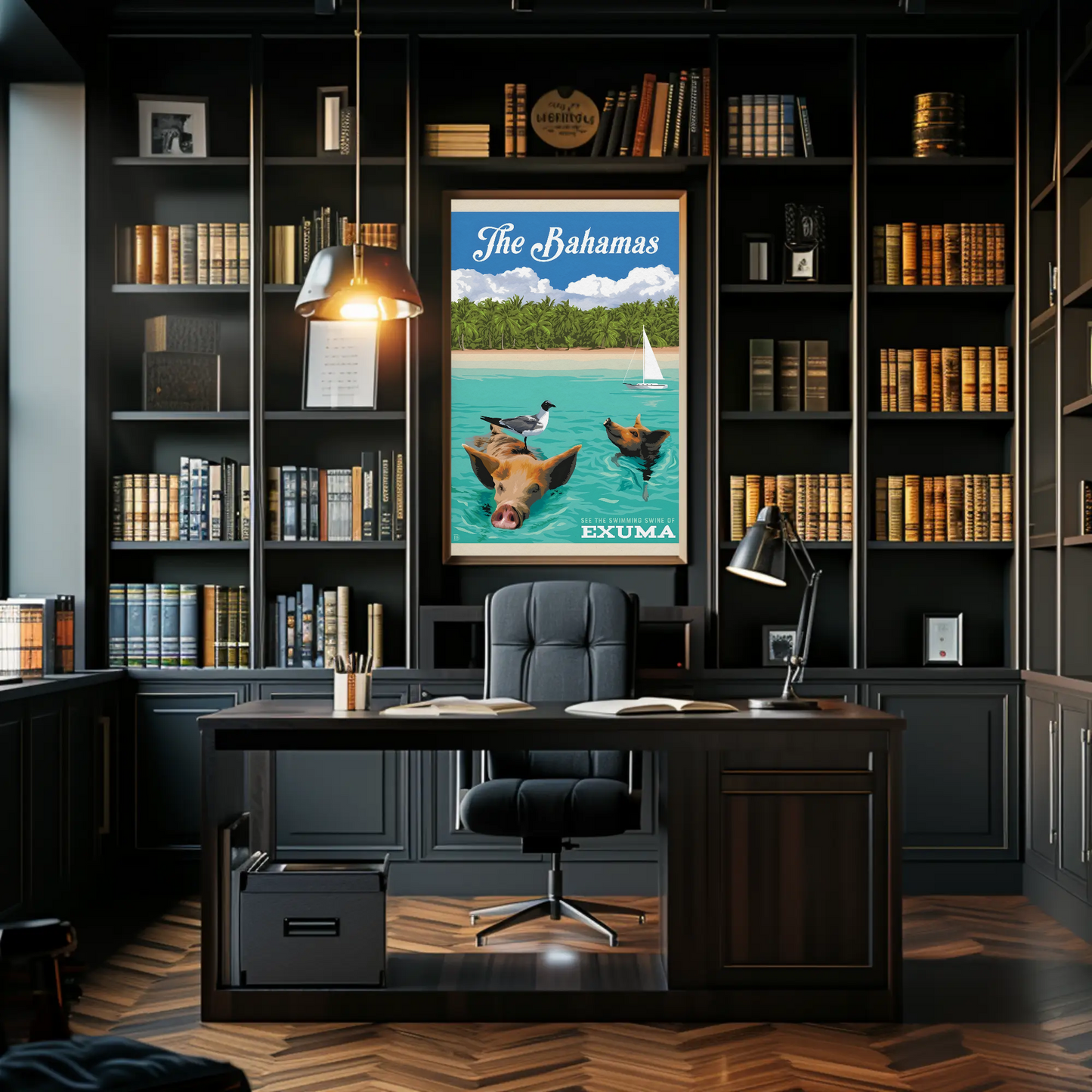 Vintage Poster The Bahamas Exuma