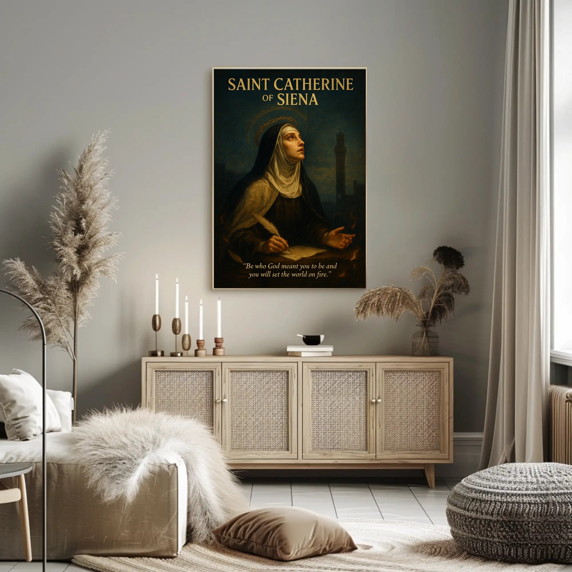 Saint Catherine of Siena Poster PosterGoat