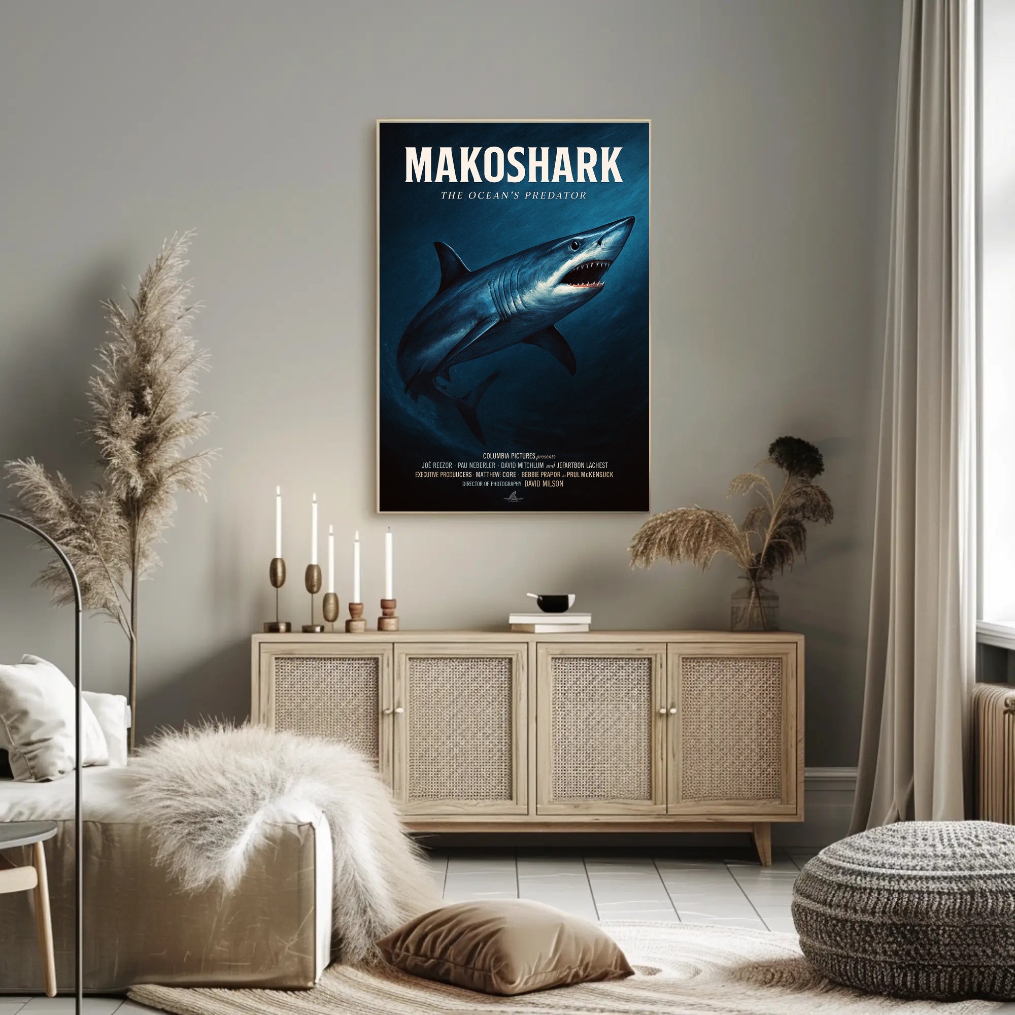 Makoshark The Oceans Predator Poster PosterGoat