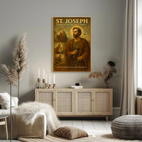 St. Joseph Guardian of the Holy Family Poster PosterGoat