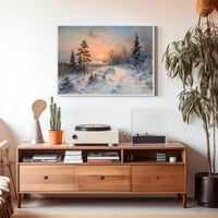 Winter Sunrise Poster