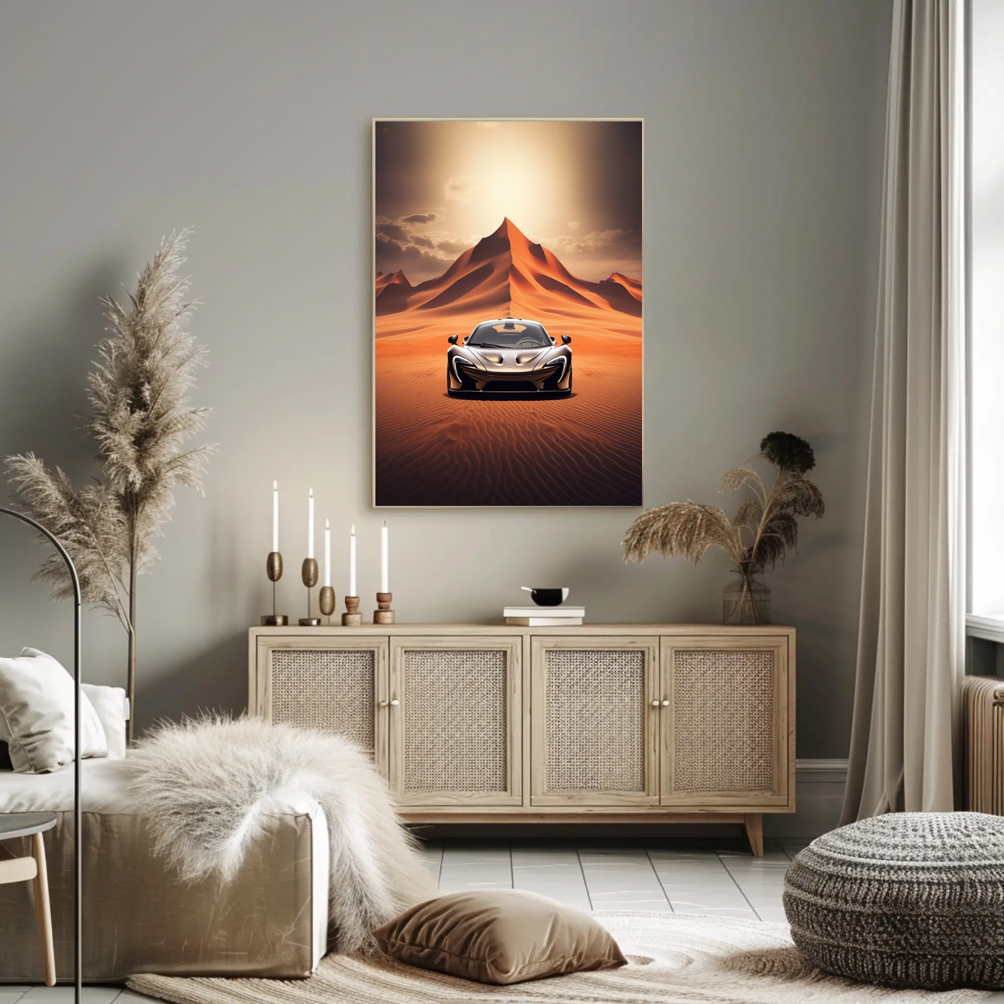 Speed in the Sands Poster PosterGoat