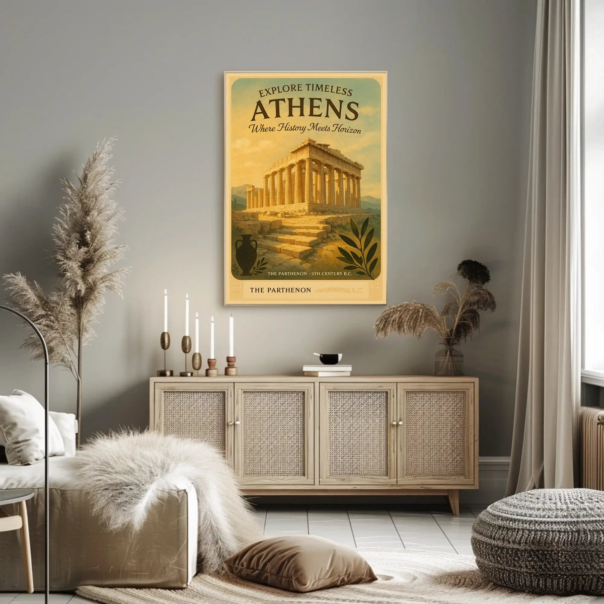 Explore Timeless Athens Poster