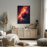Celestial Nebula Planet Surreal Space Art Poster PosterGoat