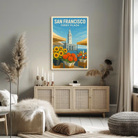 San Francisco Ferry Plaza Poster