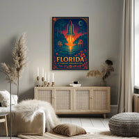 Florida A Vibrant Dreamscape Poster