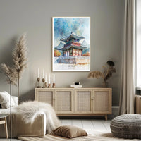 Traditional Korean Architecture Poster PosterGoat