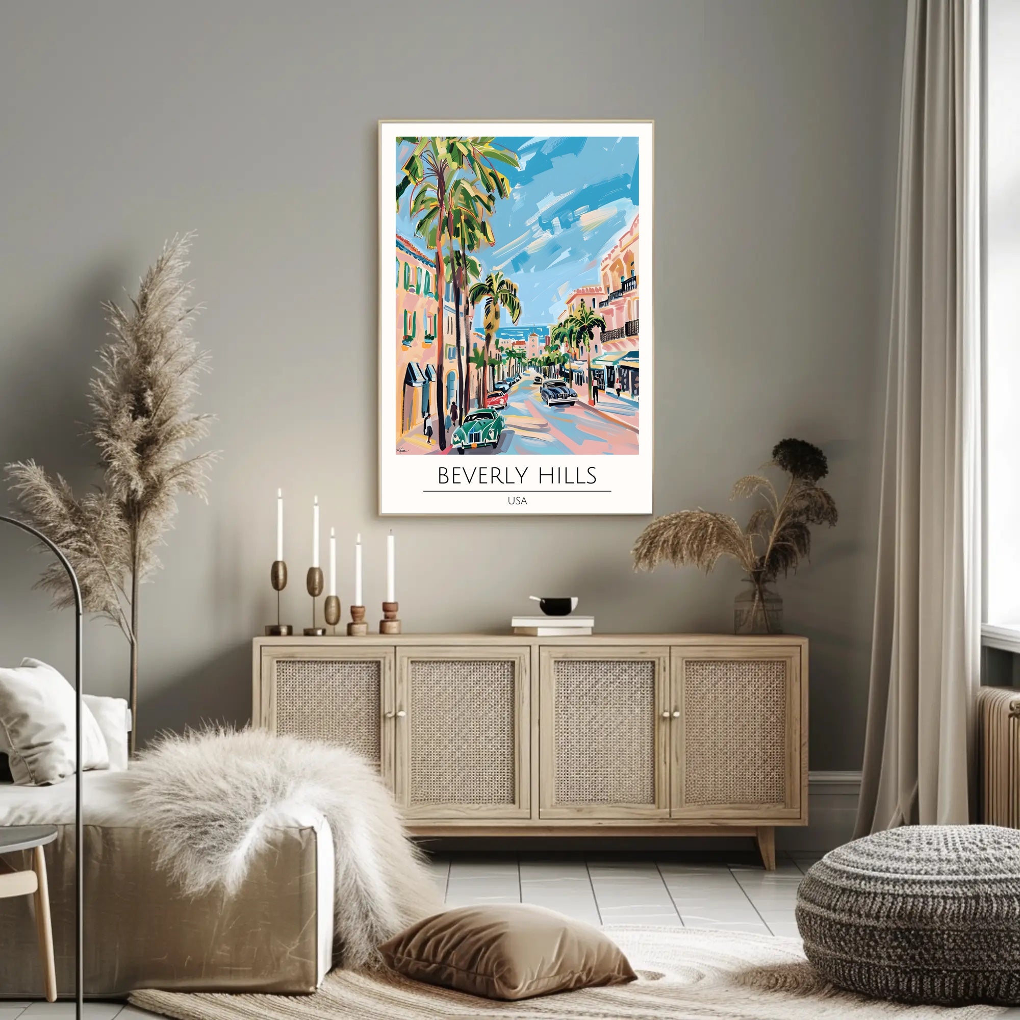 Beverly Hills Vibes Poster PosterGoat